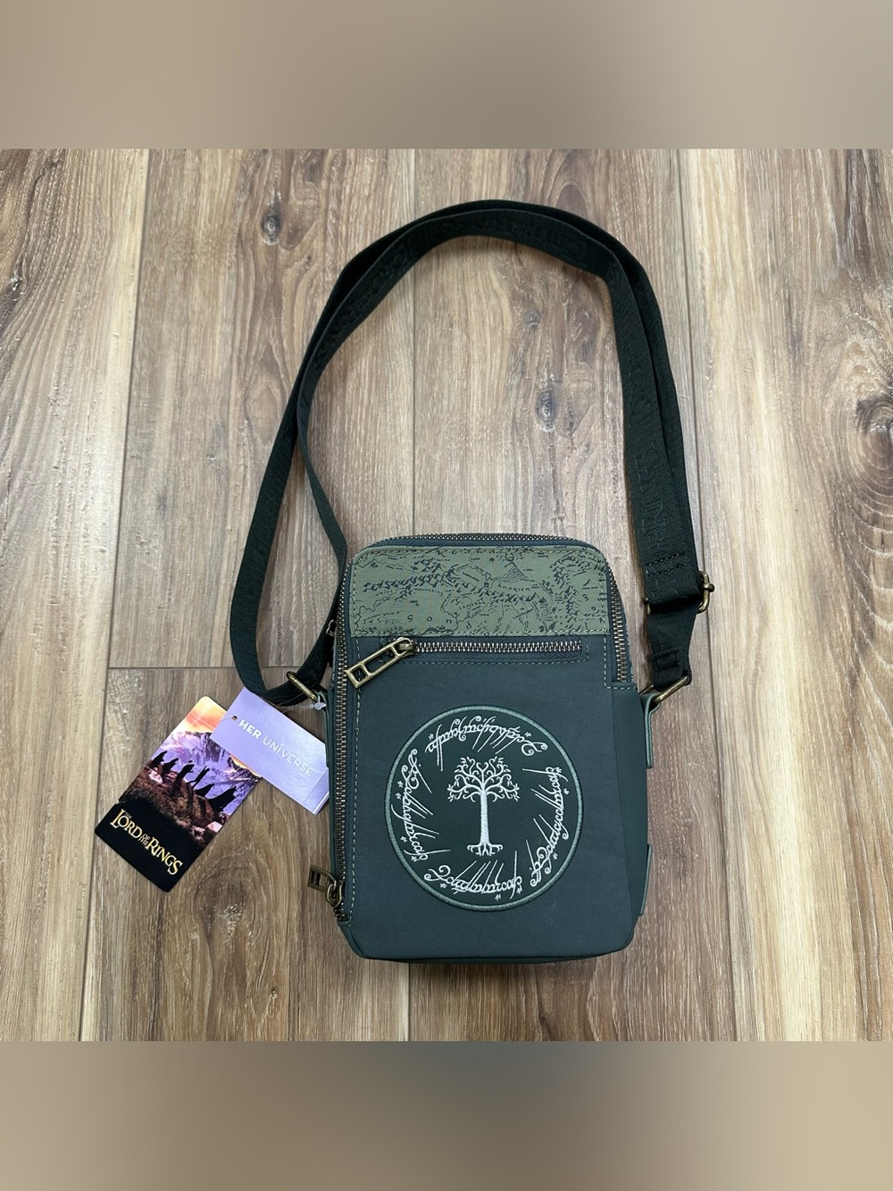 Her Universe Lord of the Rings Tree of Gondor Crossbody Bag, New